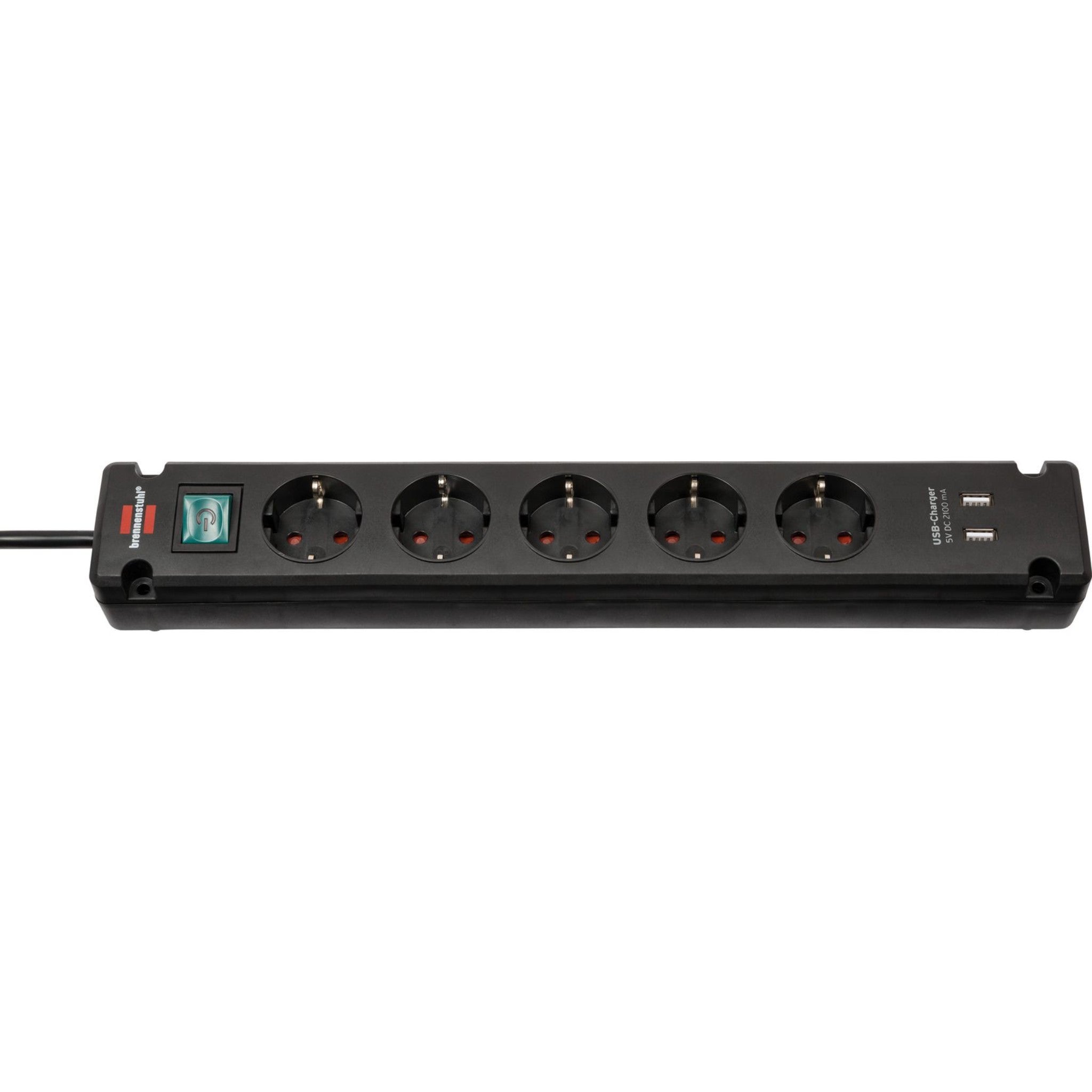 Brennenstuhl pikendusjuhe laua alla 5 pesa 2 usb must