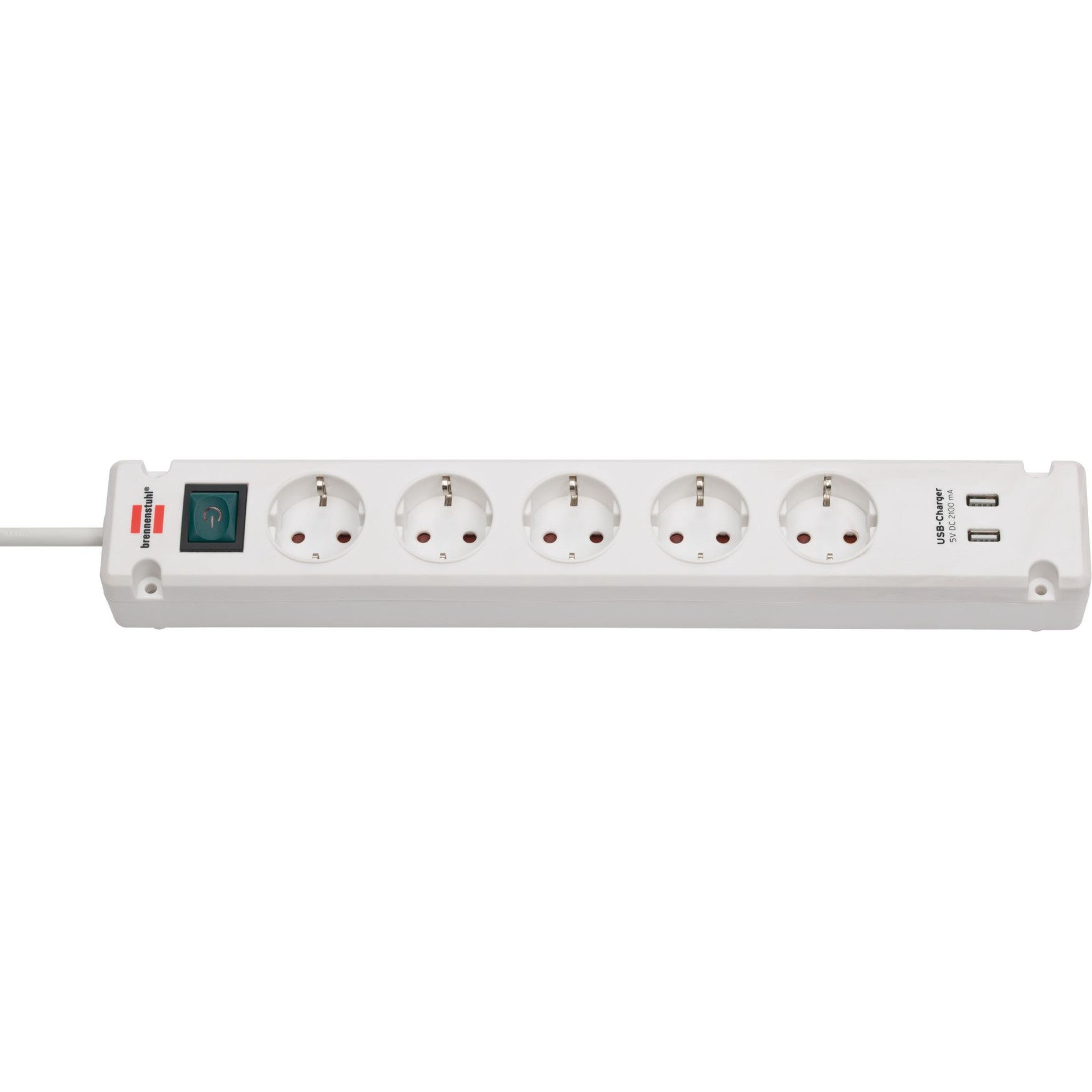 Brennenstuhl pikendusjuhe laua alla 5 pesa 2 usb valge