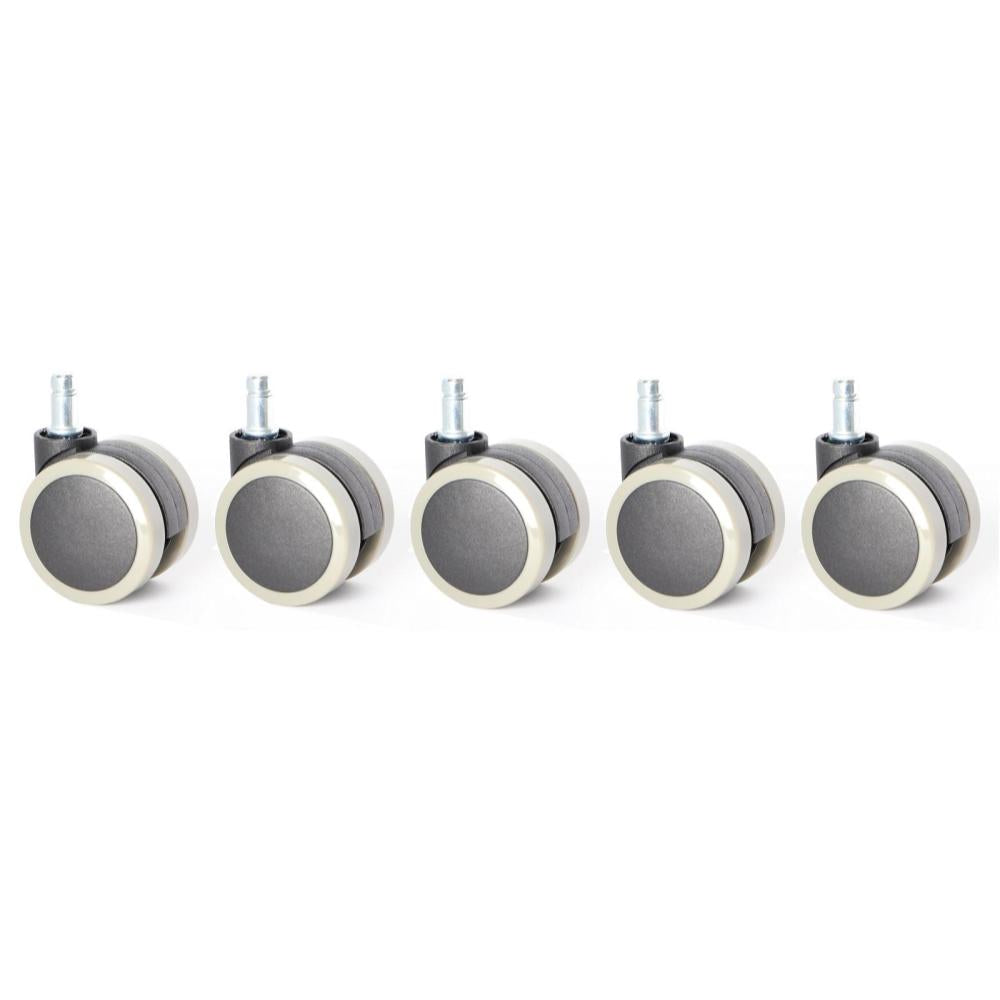 Kummist rattad kontoritoolile 60 mm