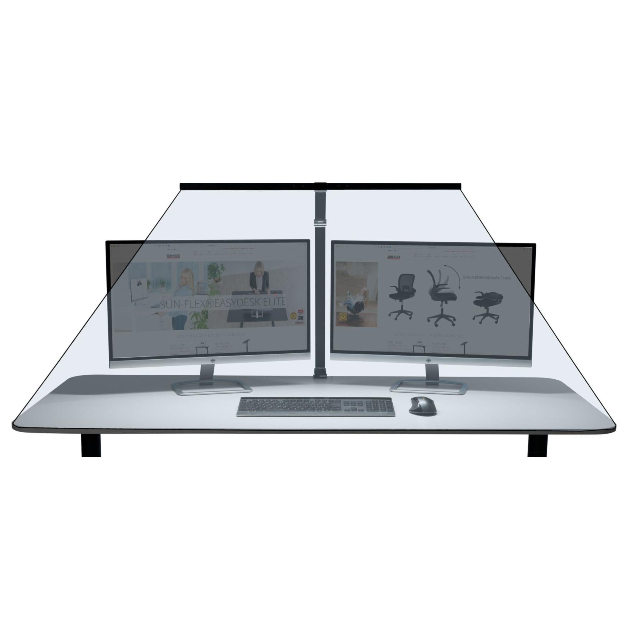 Laualamp Sun-Flex Screenlite kahe monitoriga