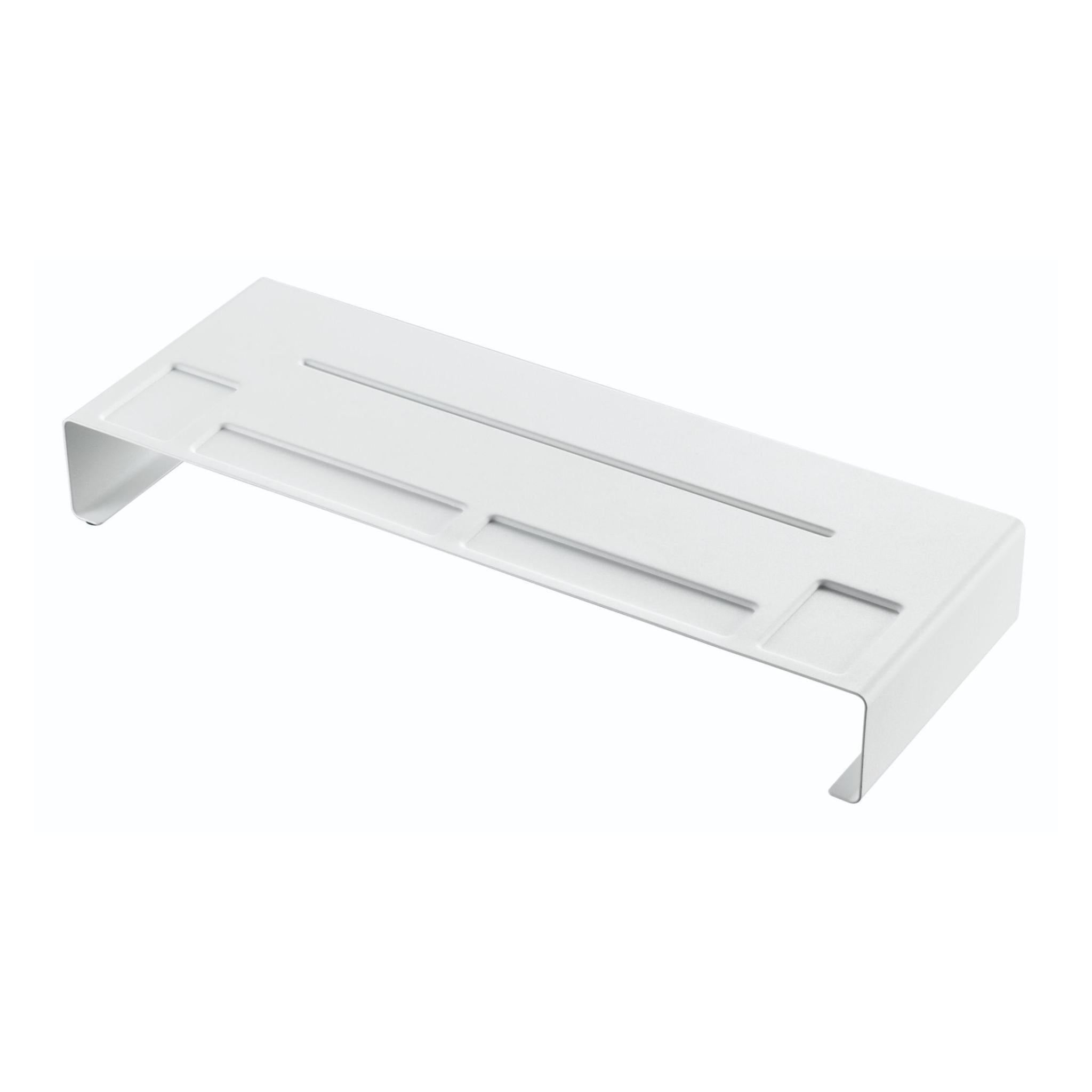 Monitori alus Tower valge valgel taustal