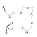 Multibrackets 7350105211898 valge gaasiamordiga monitori- ja sulearvutihoidja 4