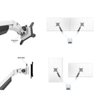 Multibrackets gaasiamordiga monitorihoidja dual 2