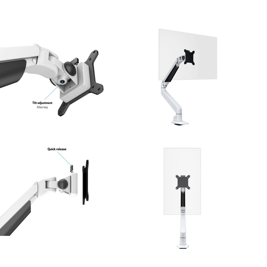 Multibrackets monitorihoidja valge
